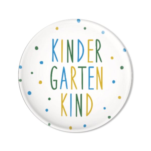 ava&yves Button Button Kindergartenkind, Konfetti blau-grün-senf